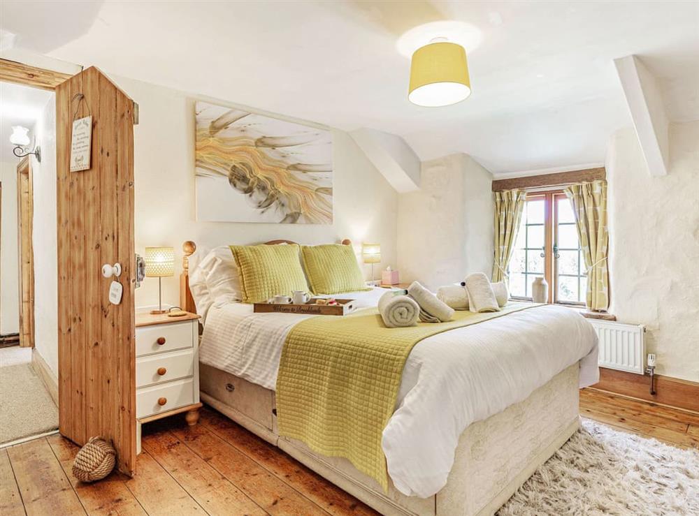 Double bedroom at Brooklands Farmhouse in St Columb Major, Cornwall