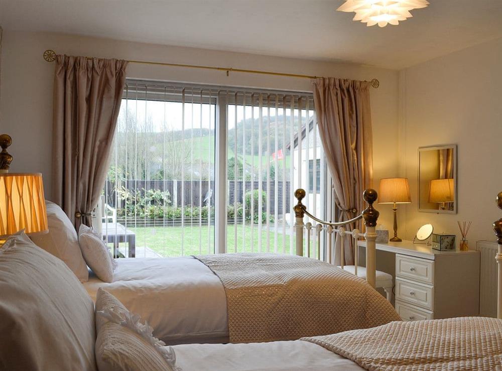 Twin bedroom at Brooklands in Gronant, North Wales Borders, Clwyd