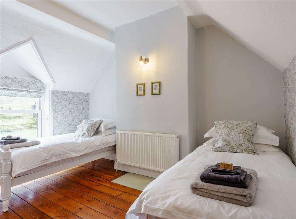 Twin bedroom at Brookleigh Farm Cottage in Menston, near Ilkley, West Yorkshire