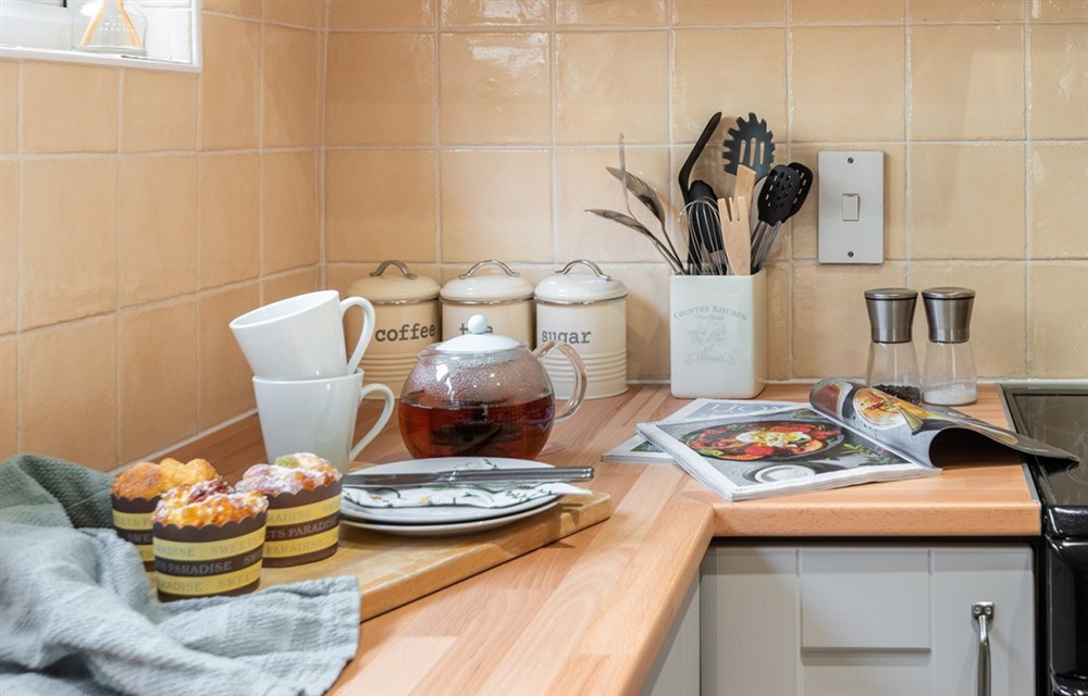 This is the kitchen at Brookside in Chillington