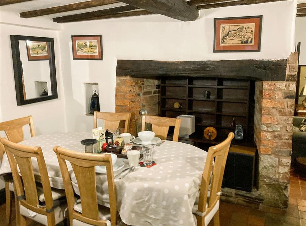 Dining Area at Brookside Cottage in Adforton, Herefordshire