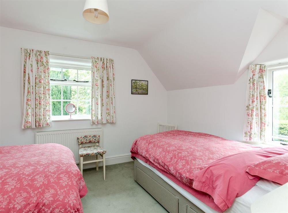 Twin bedroom (photo 2) at Brookside Cottage in Beeley, near Chatsworth, Derbyshire