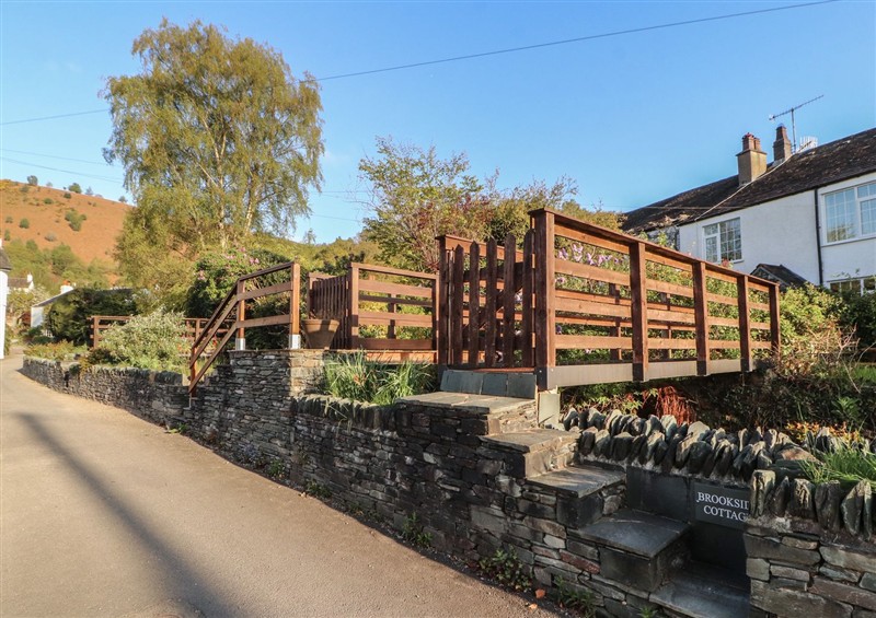 The setting of Brookside Cottage