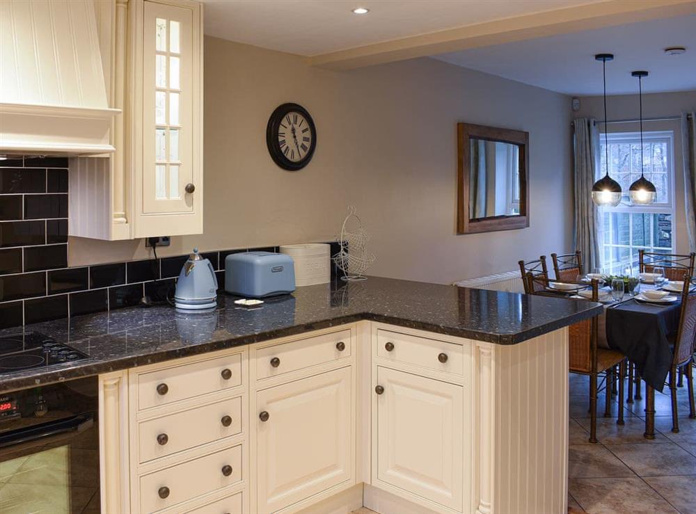 Kitchen at Brookside Cottage in Warcop, near Kirkby Stephen, Cumbria