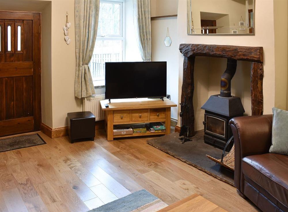 Living room at Brookside Cottage in Warcop, near Kirkby Stephen, Cumbria