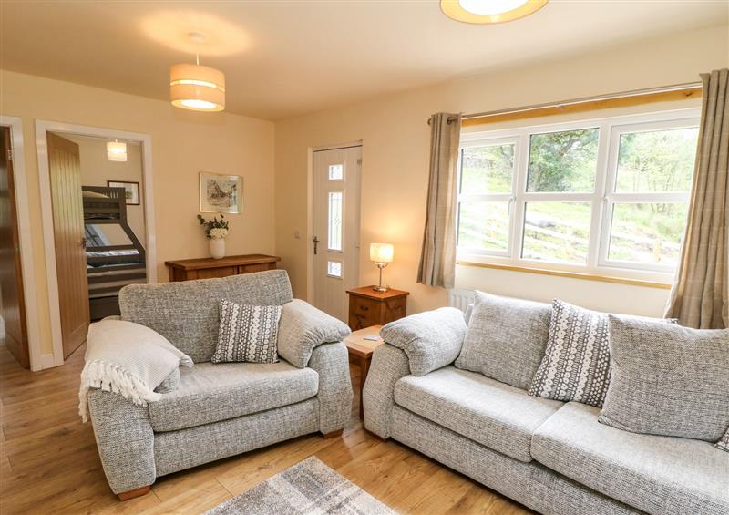 Relax in the living area at Brookside, Hayfield