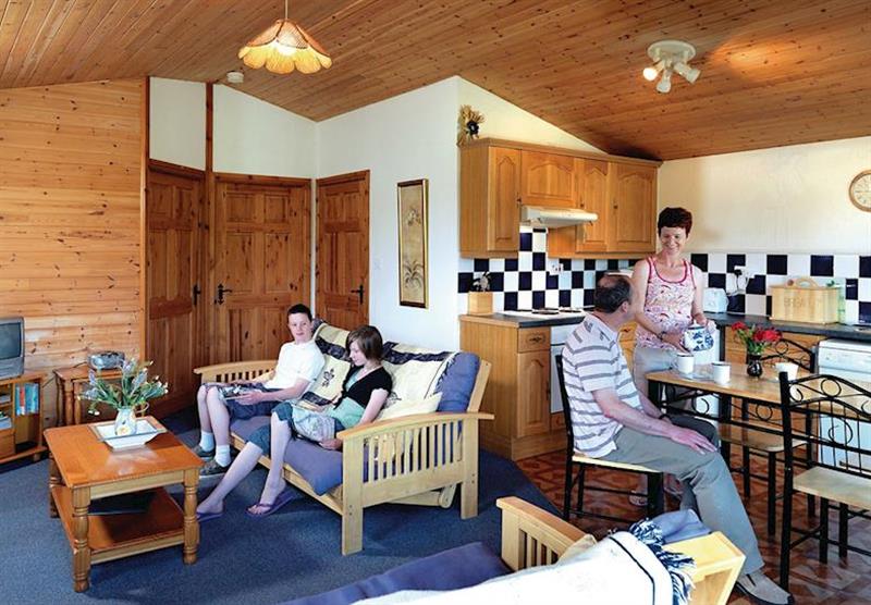 Copper Beech Lodge at Brookside Leisure Park in Bron-y-Garth, Oswestry, Shropshire