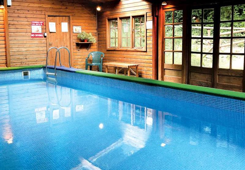 Indoor heated swimming at Brookside Leisure Park in Bron-y-Garth, Oswestry, Shropshire