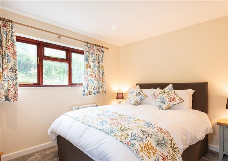 One of the bedrooms at Brookside, Polzeath