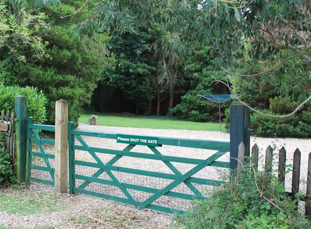 Driveway at Brookside in Shobley, near Ringwood, Hampshire