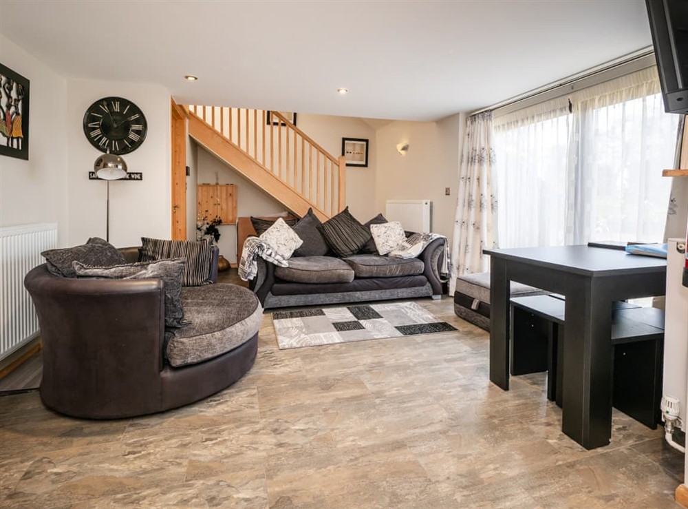 Living area at Brookview House in Norwich, Norfolk