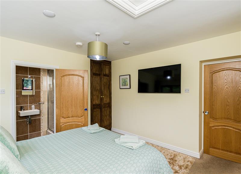 One of the 8 bedrooms at Brookway Lodge, Caerwys