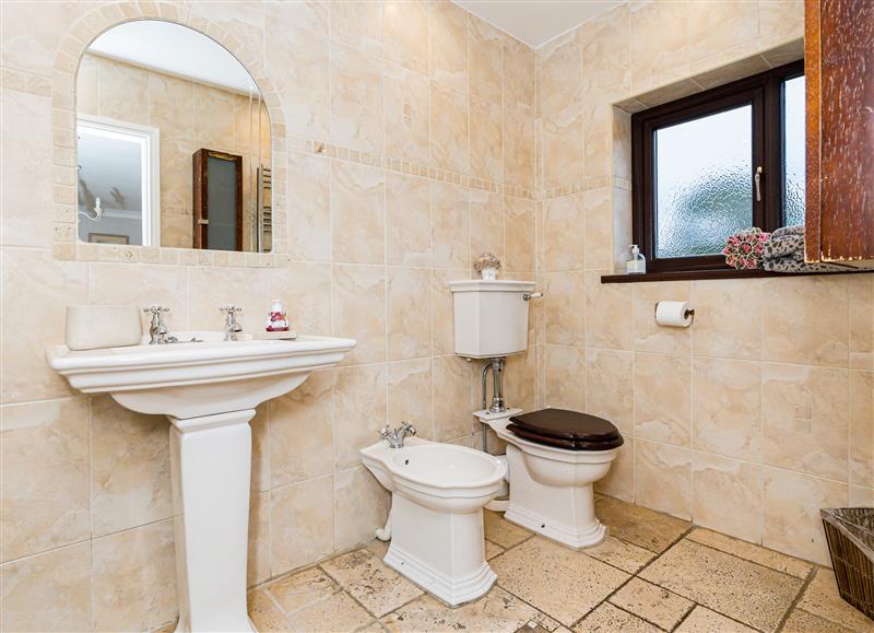 This is the bathroom at Brookway Lodge, Caerwys