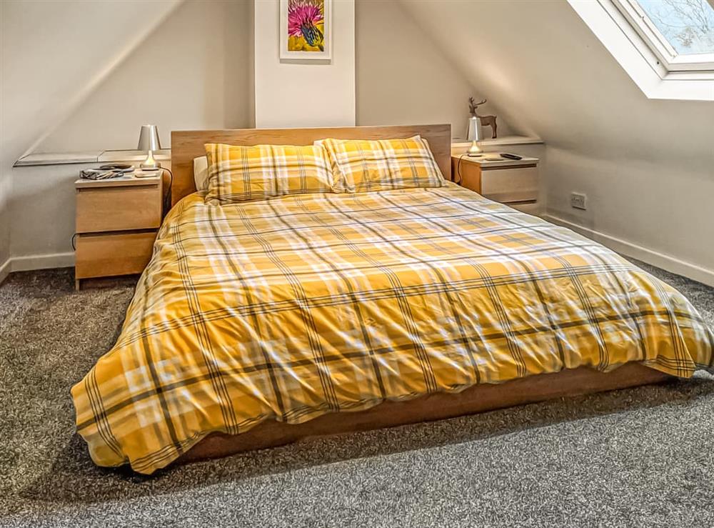 Double bedroom at Broom Cottage in Newtonmore, Inverness-Shire