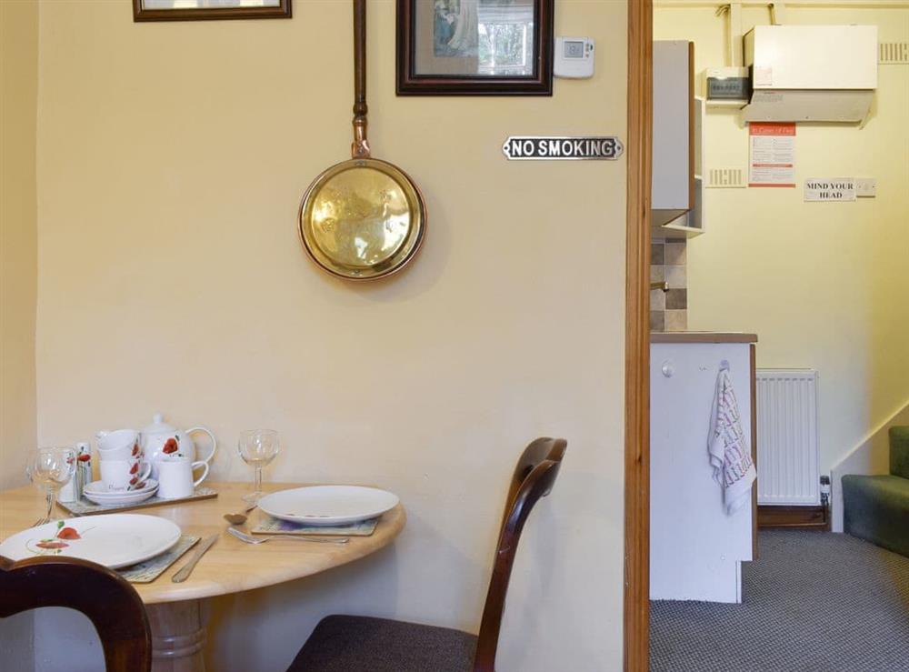 Dining Area at Broom Cottage in Whitby, North Yorkshire