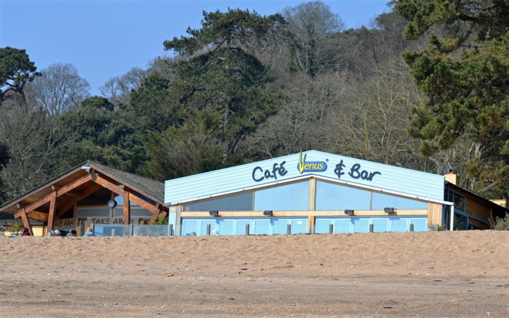 The Venus Cafe, restaurant and shop at Blackpool Sands. at Broome Cottage in Stoke Fleming