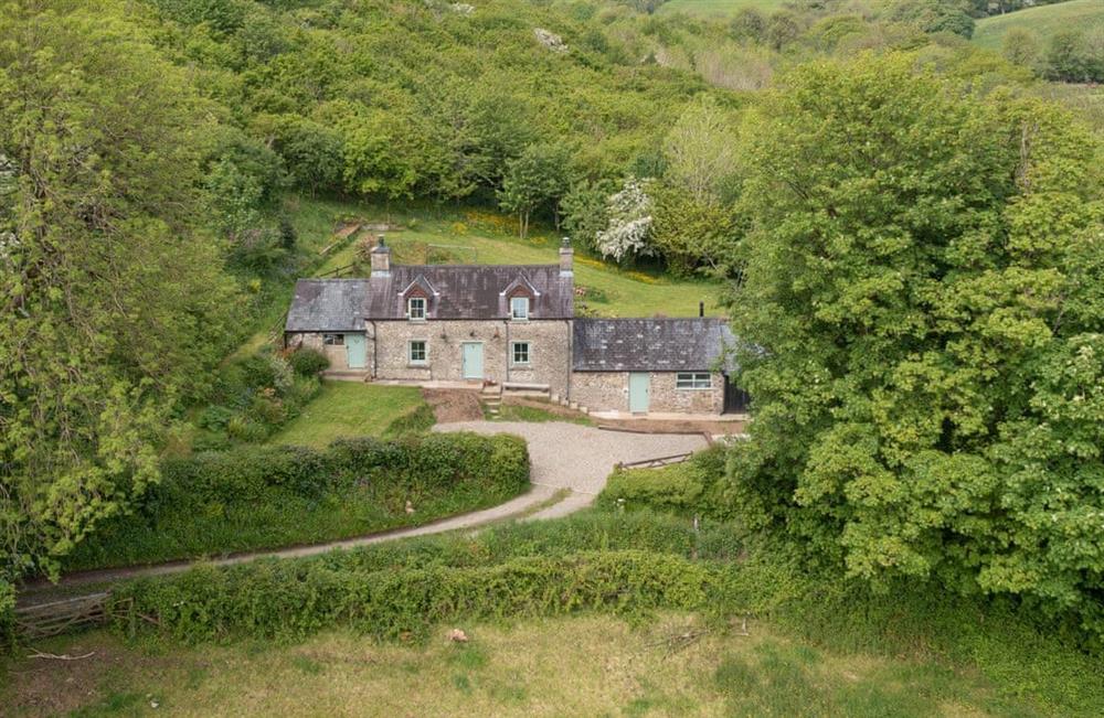 The area around Broomhill Cottage at Broomhill Cottage in Llawhaden Narberth, Pembrokeshire, Dyfed