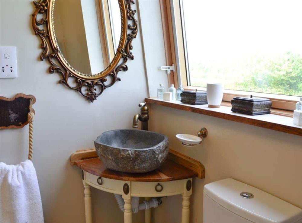 Shower room at Broomhouse Lodge in Edrom, near Duns, The Scottish Borders, Berwickshire