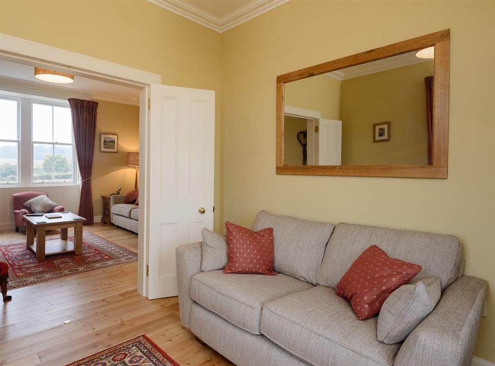 Sitting room at Broomrig Farmhouse in Pencaitland, near Tranent, Edinburgh, East Lothian
