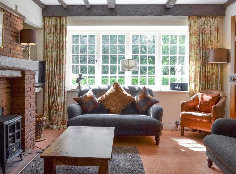 Characterful living room at Broomriggs Cottage in Nr Sawrey, Hawkshead, Cumbria., Great Britain
