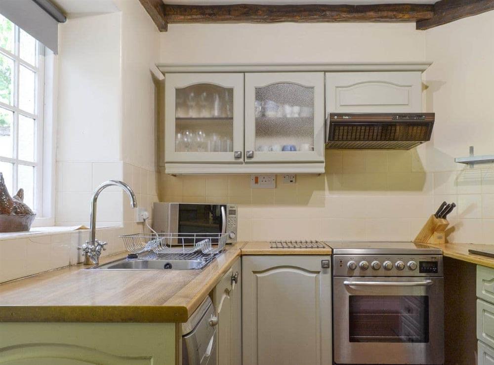 Well-equipped kitchen at Broomriggs Cottage in Nr Sawrey, Hawkshead, Cumbria., Great Britain