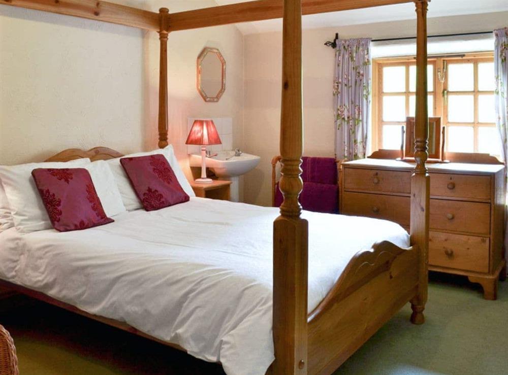 Four Poster bedroom at Brothersfield Cottage in Hartsop, near Patterdale, Cumbria