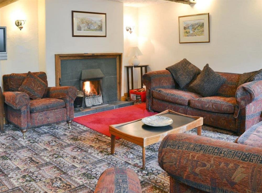Living room at Brothersfield Cottage in Hartsop, near Patterdale, Cumbria