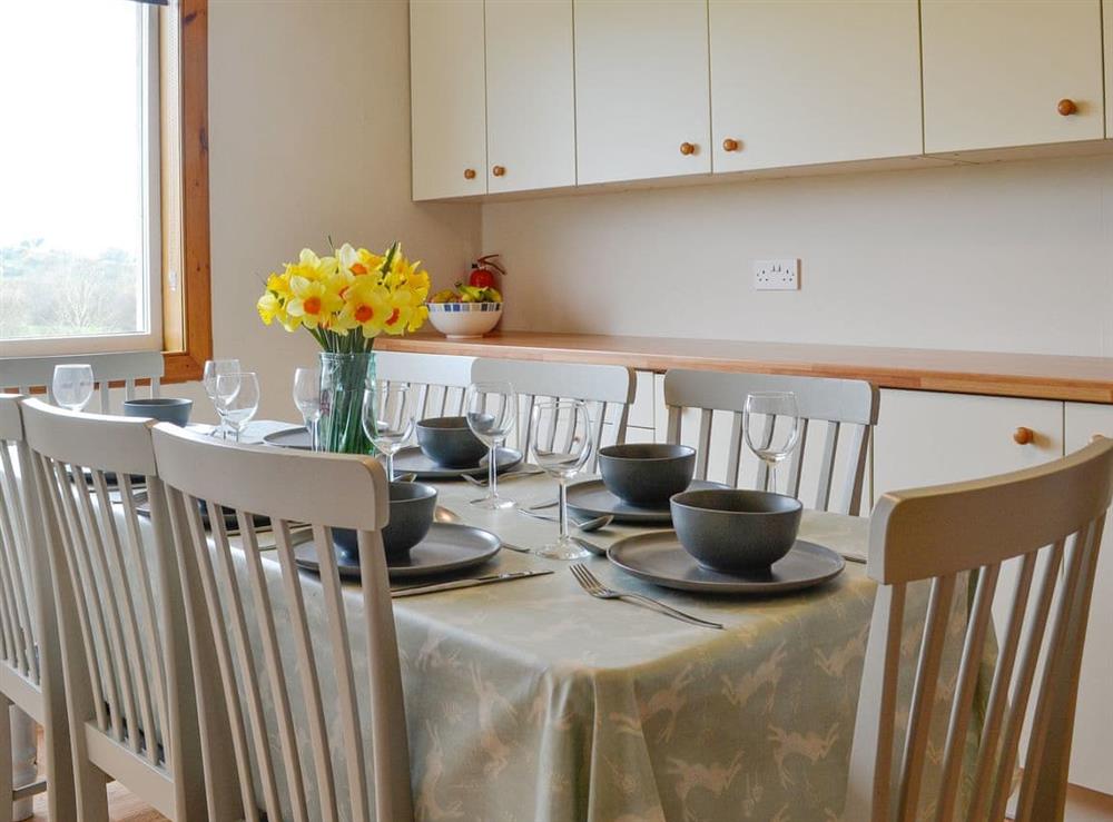 Dining Area at Broughton Cottage in Newton Stewart, Wigtownshire