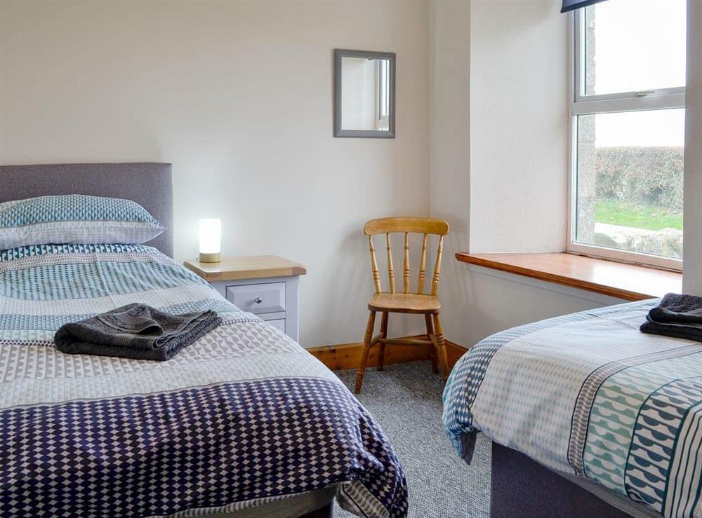 Twin bedroom at Broughton Cottage in Newton Stewart, Wigtownshire