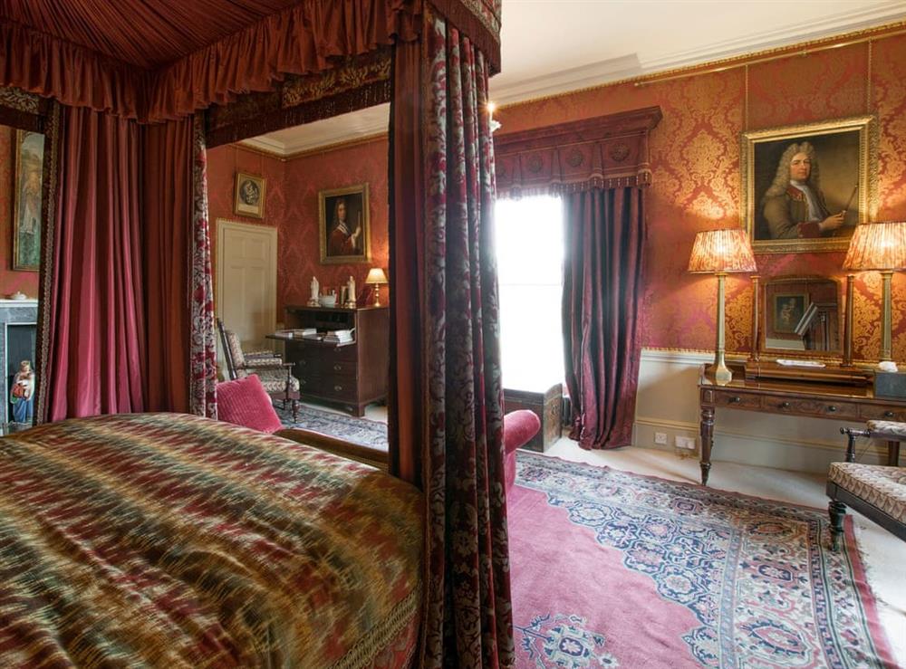 Captain’s four poster double bedroom – first floor (photo 2) at Broughton Hall in Broughton, near Skipton, North Yorkshire