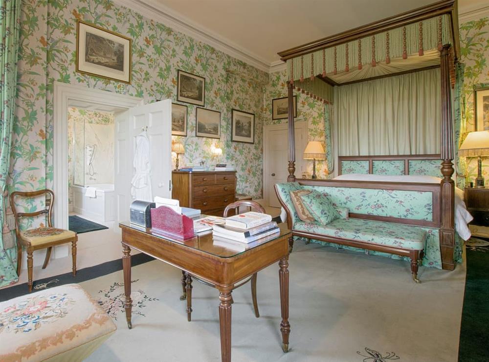 Portico four poster double bedroom – first floor (photo 2) at Broughton Hall in Broughton, near Skipton, North Yorkshire