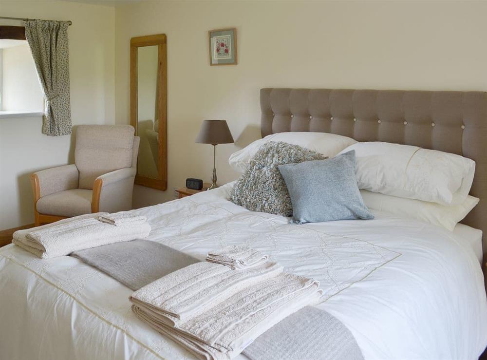 Cosy and inviting double bedroom at Brow View Cottage in Ravenstonedale, near Kirkby Stephen, Cumbria