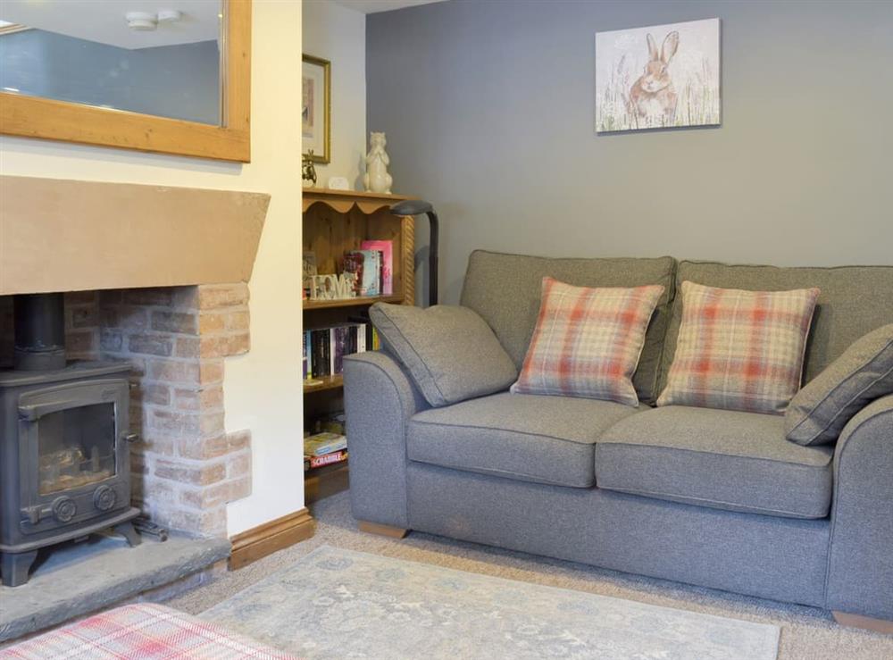 Inviting living area at Bluebell Cottage, 