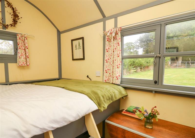 This is a bedroom (photo 2) at Brown Hare Shepherds Hut, Llangorse