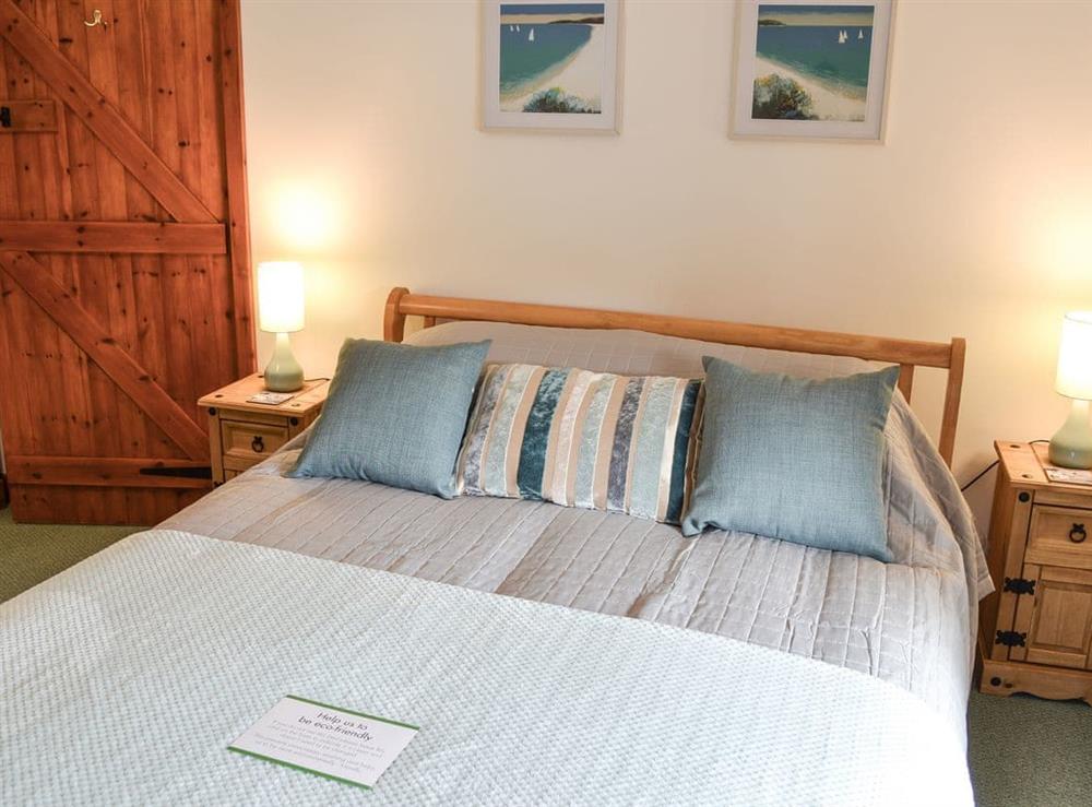 Double bedroom at Bruces Cottage in Whitecross, near Marazion, Cornwall