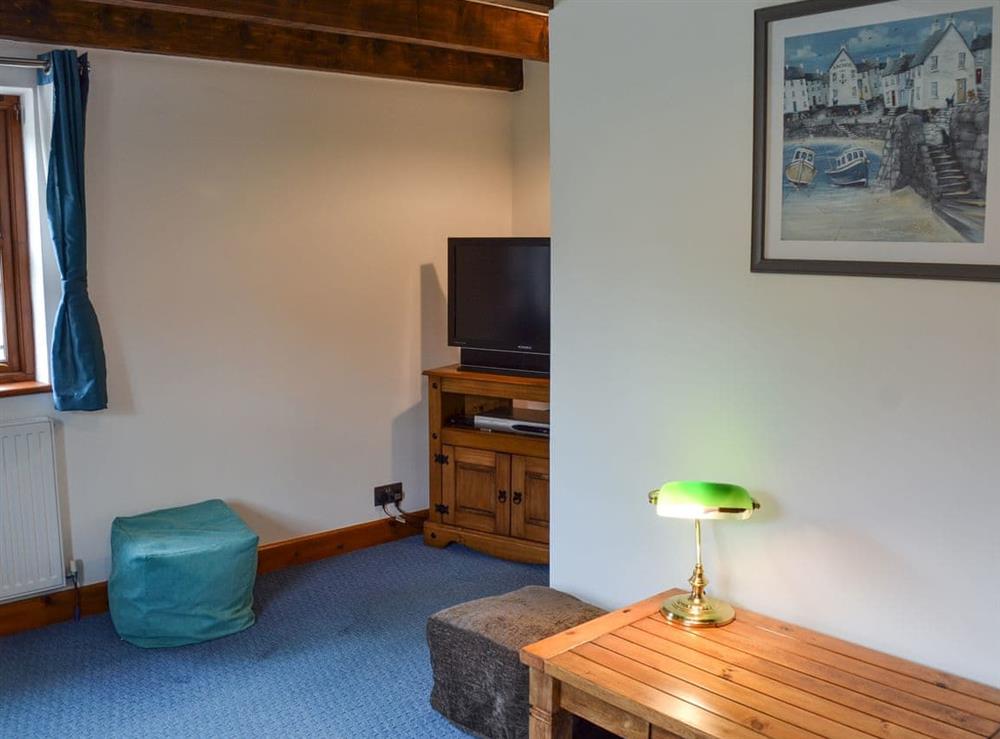 Snug with TV at Bruces Cottage in Whitecross, near Marazion, Cornwall