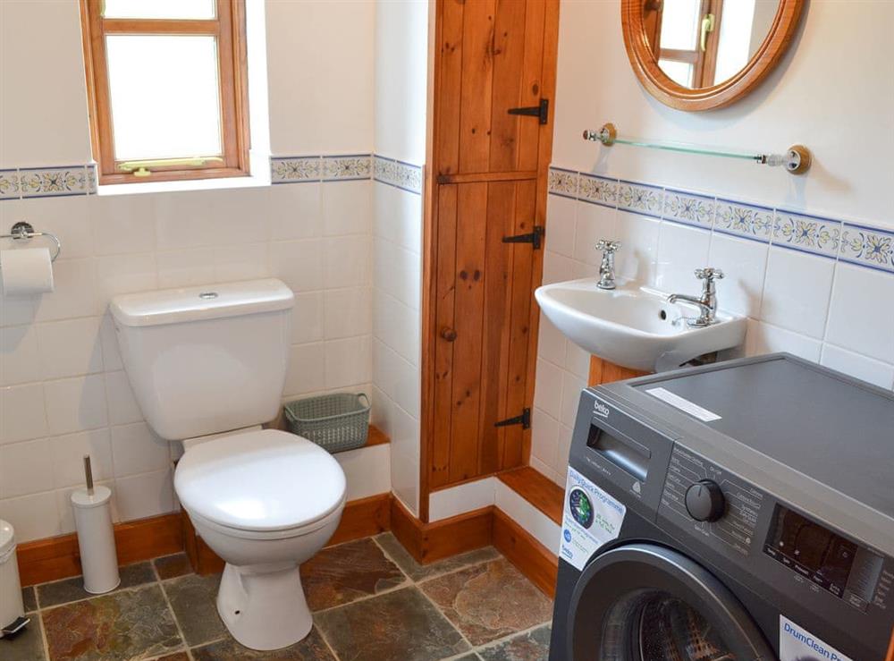 Toilet at Bruces Cottage in Whitecross, near Marazion, Cornwall