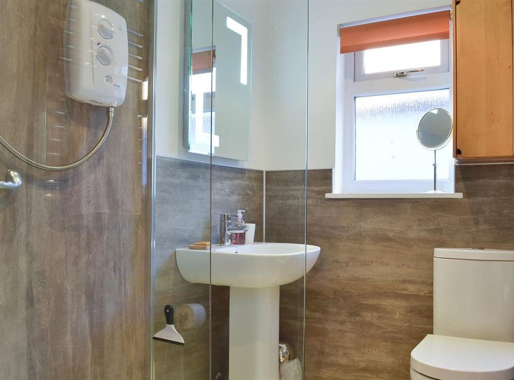 Shower room at Bruich Cottage in Newtonmore, near Aviemore, Inverness-Shire