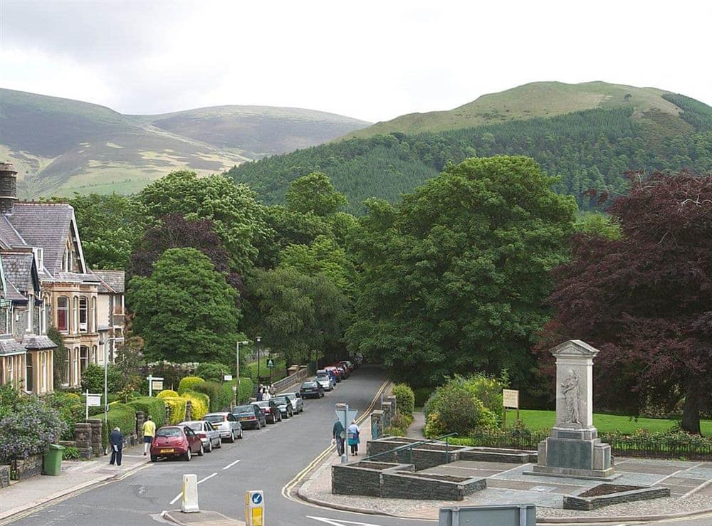 Latrigg from sitting room wondow at Brundholme in Keswick, Cumbria