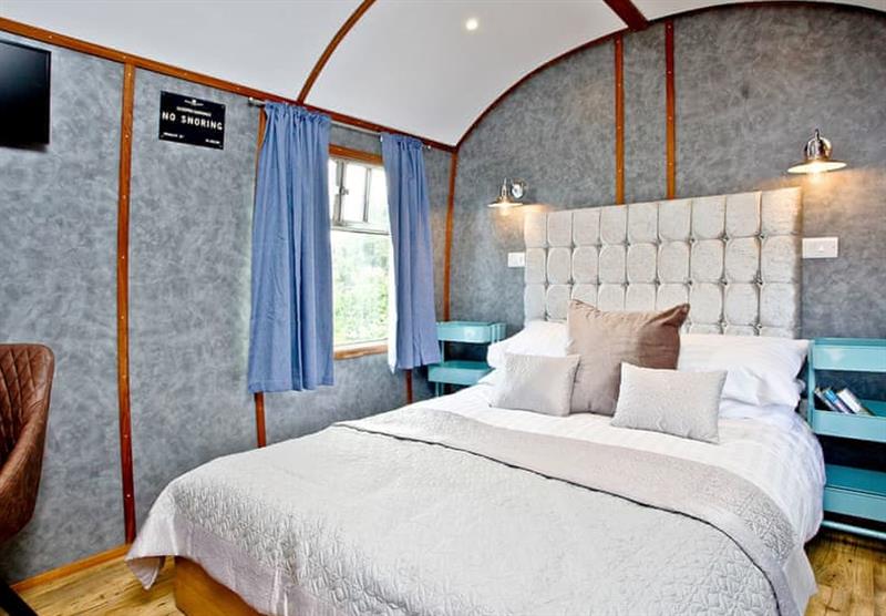 Bedroom in Brunel Boutique Railway Carriage 5 at Brunel Boutique Holiday Park in Dawlish Warren, South Devon