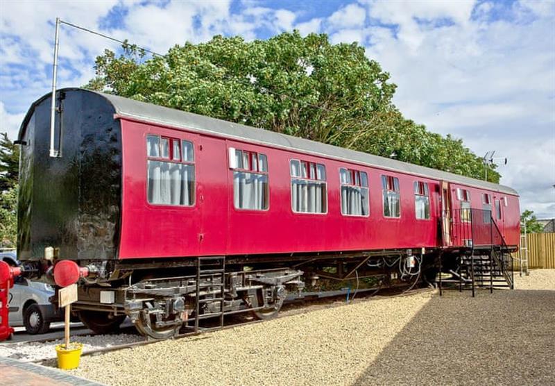Outside Brunel Boutique Railway Carriage 2