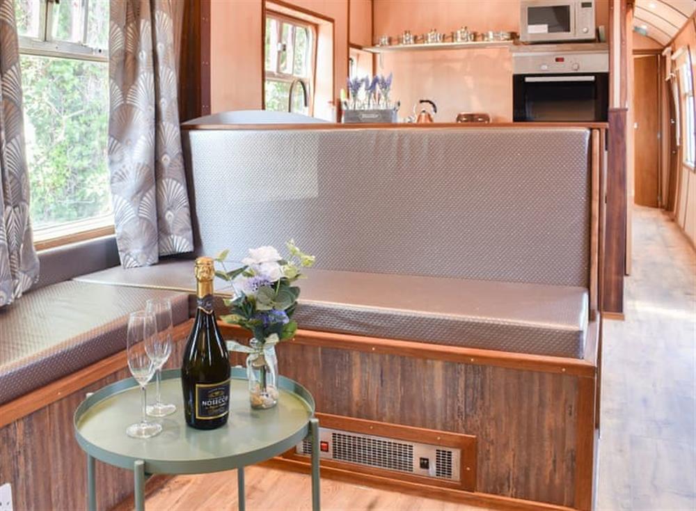 Typical open plan living space (photo 5) at Brunel Boutique Railway Carriage No 1 in Dawlish Warren, Devon