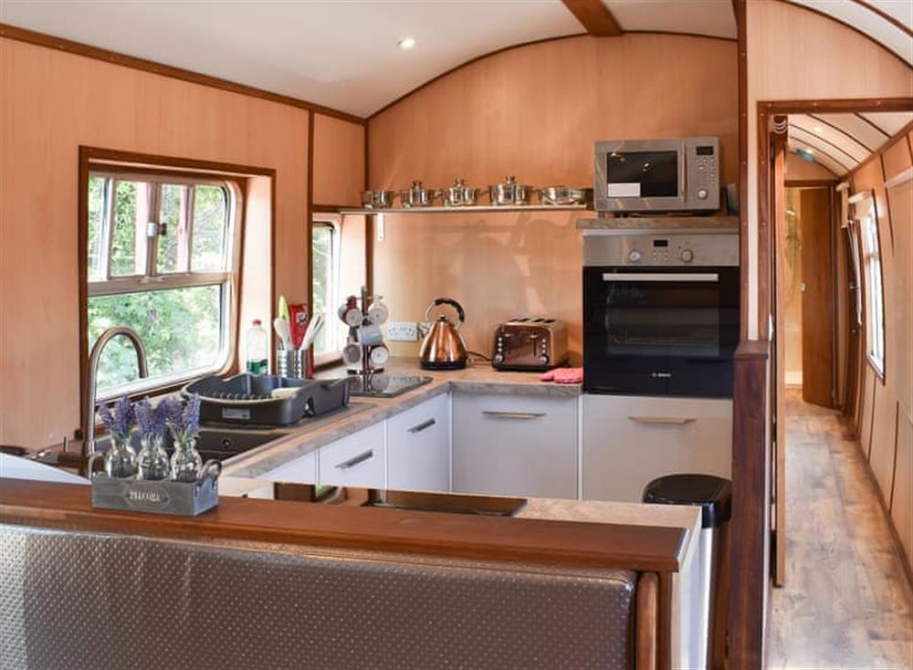 Typical open plan living space (photo 6) at Brunel Boutique Railway Carriage No 3 in Dawlish Warren, Devon