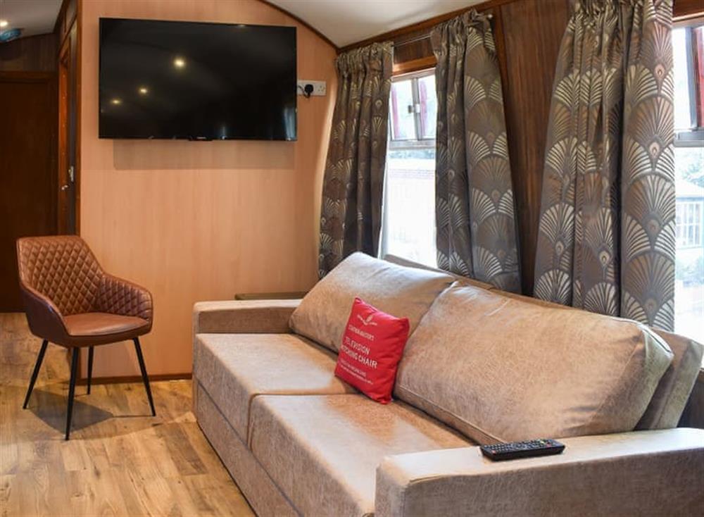 Typical open plan living space (photo 2) at Brunel Boutique Railway Carriage No 4 in Dawlish Warren, Devon