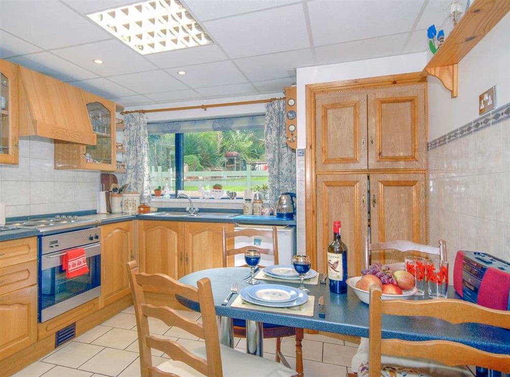 The kitchen at Brunels Cottage in Neyland, Pembrokeshire, Dyfed
