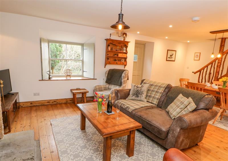 Enjoy the living room at Brunos Bothy, Middleton near Belford