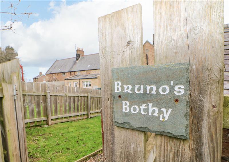 The setting around Bruno's Bothy at Brunos Bothy, Middleton near Belford