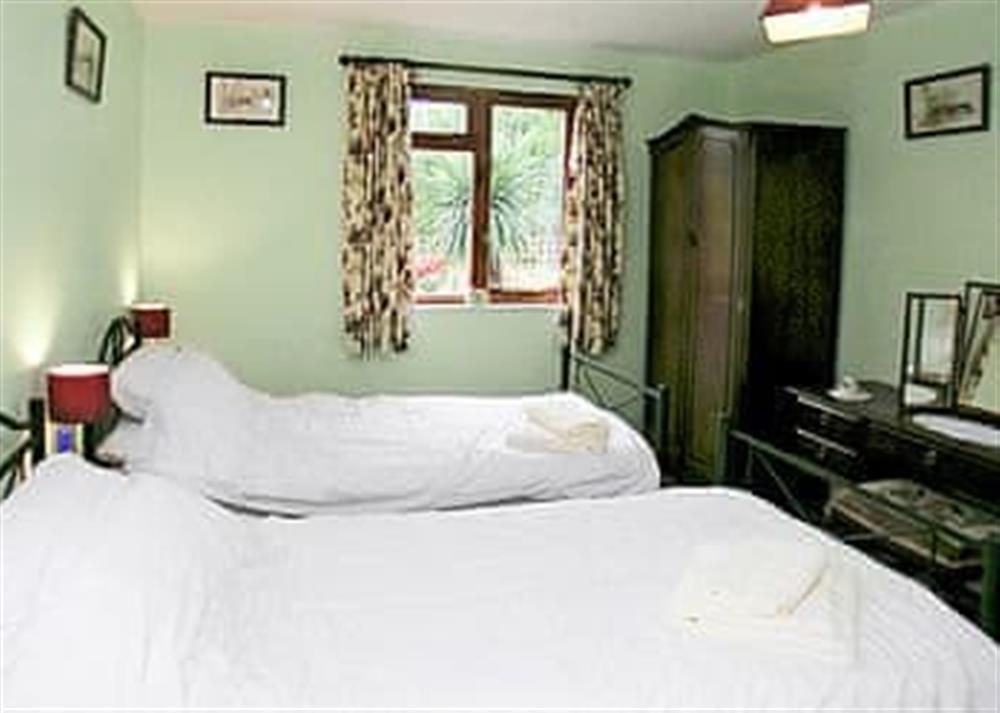 Twin bedroom at Bryanstown Annexe in Woodbridge, Suffolk