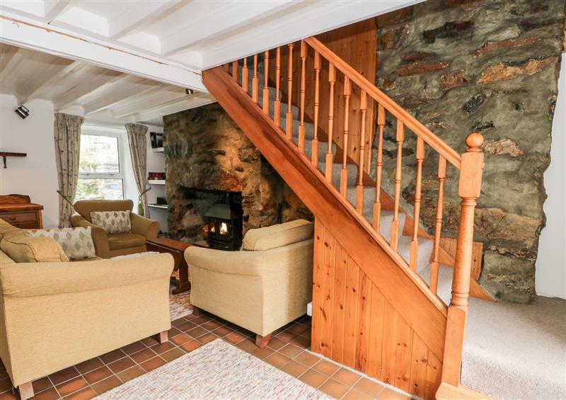 Relax in the living area at Bryn Afon, Beddgelert