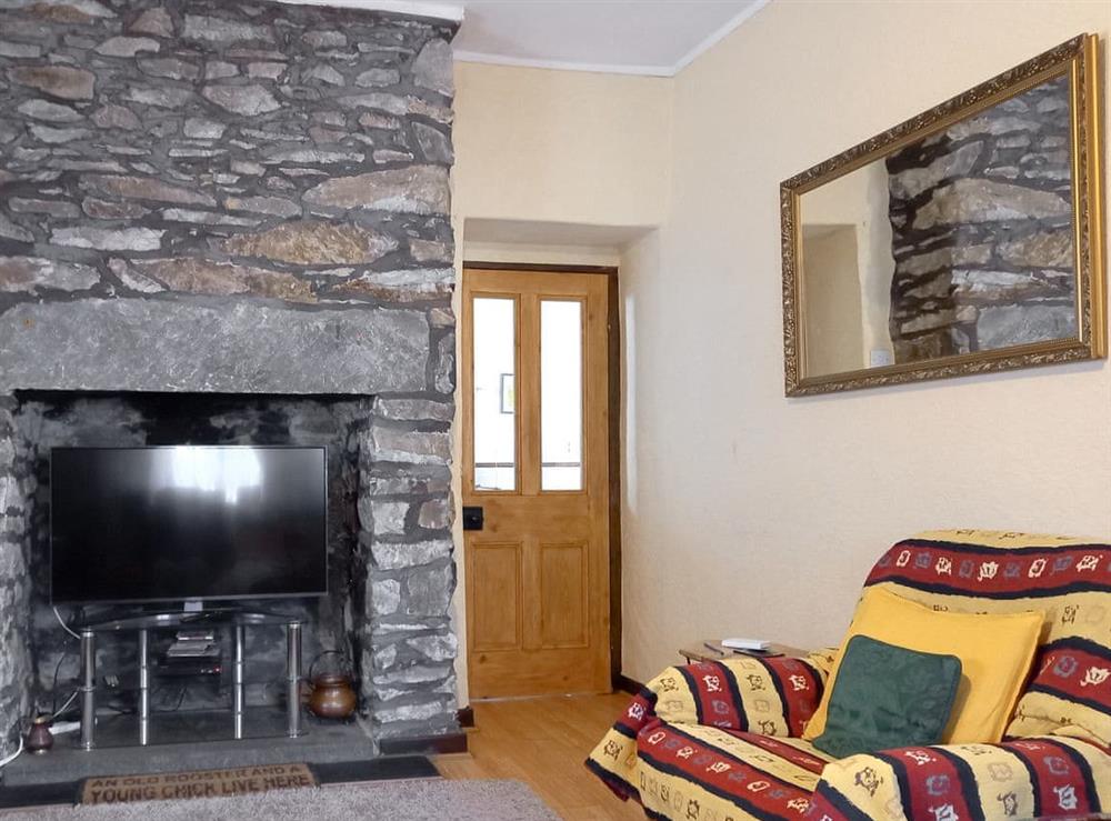 Living room at Bryn Amlwg in Llanrwst, Gwynedd